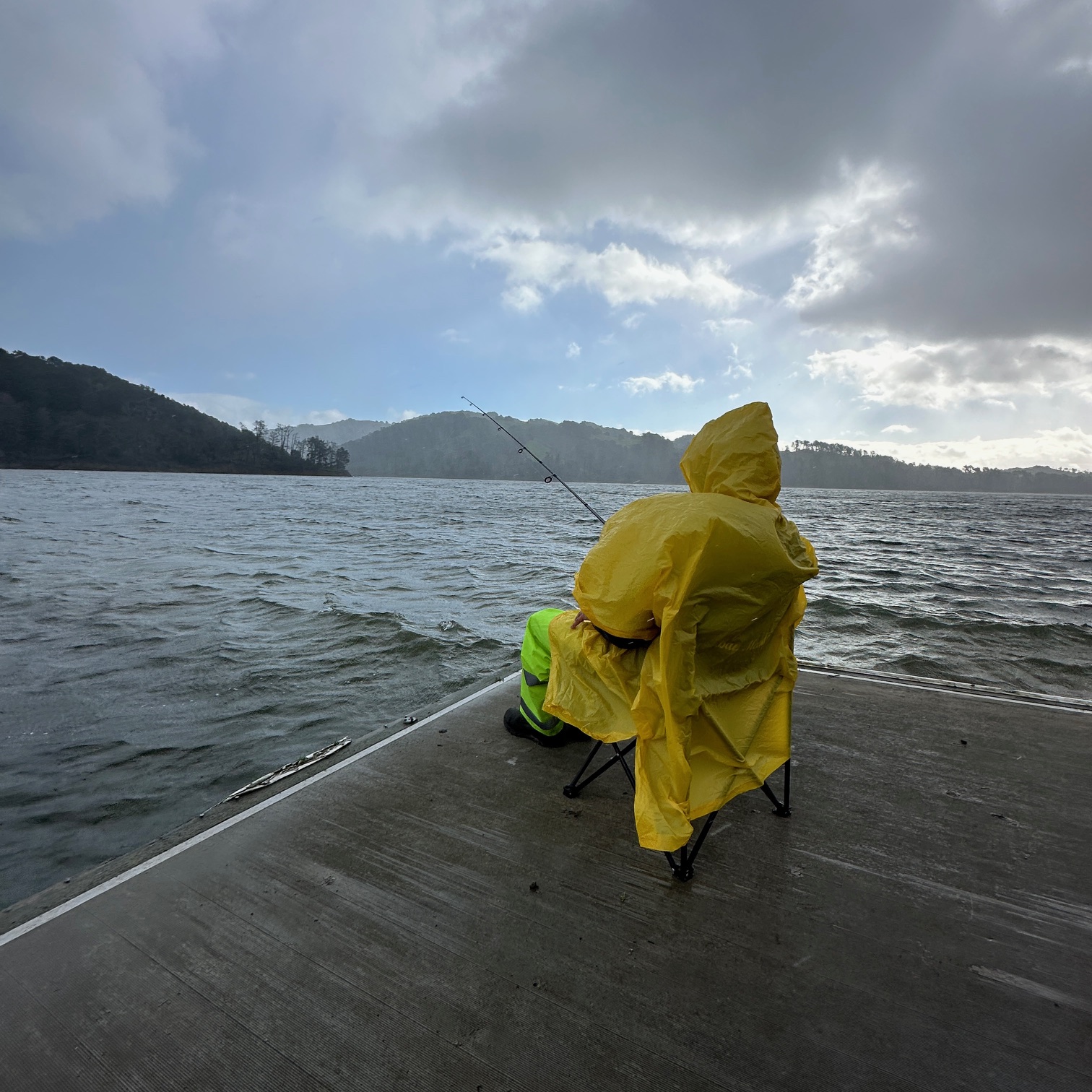 Fishing in the Rain